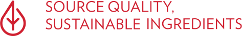 block-1 Source quality, sustainable ingredients